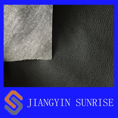 Cuoio sintetico del sofà nero resistente del poliestere dello strappo per la sede di automobile