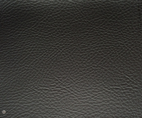 Materiale di tappezzeria opaco del cuoio del Faux del nero di rivestimento dello SGS con tessuto liscio