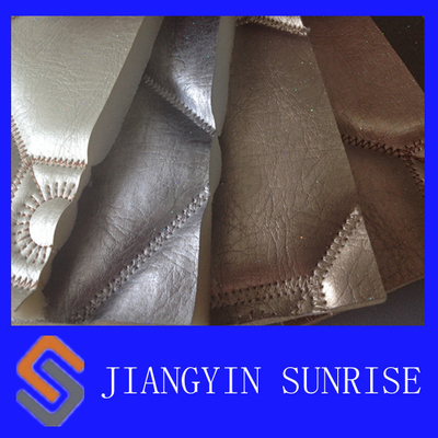 Cuoio sintetico ornamentale del tessuto/PVC del cuoio del PVC per il pacchetto di lusso