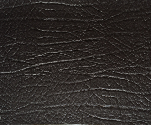 Materiale nero del tessuto da arredamento del cuoio del Faux di struttura di Lichi per mobilia