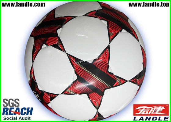 Dimensione standard e peso del nuovo pallone da calcio di cuoio sintetico cucito a macchina di progettazione