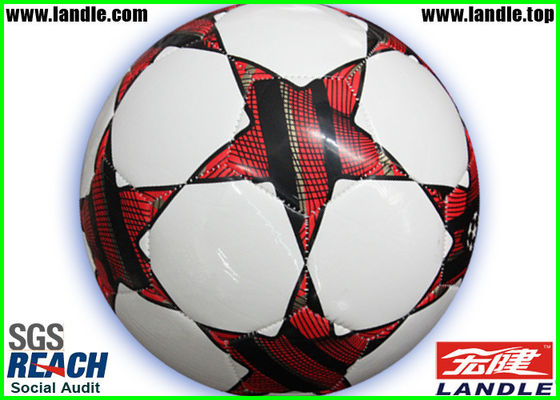 Dimensione standard e peso del nuovo pallone da calcio di cuoio sintetico cucito a macchina di progettazione