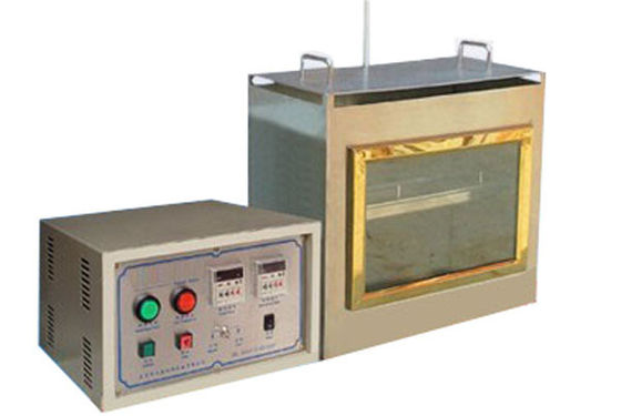 Tester bruciante materiale interno di infiammabilità del cuoio della macchina della prova dei cellulari automatici