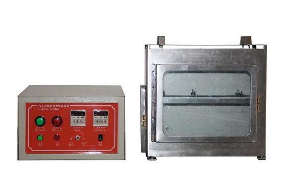 Tester bruciante materiale interno di infiammabilità del cuoio della macchina della prova dei cellulari automatici