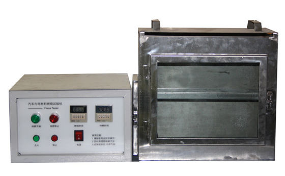 Tester bruciante materiale interno di infiammabilità del cuoio della macchina della prova dei cellulari automatici