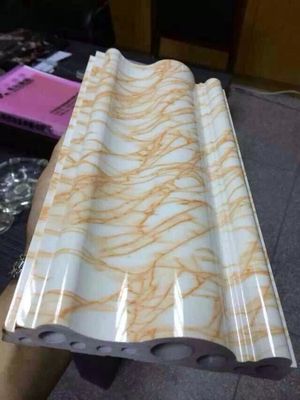 Linea composita di plastica di legno dell'estrusione di profilo di marmo, macchina di profilo del marmo del PVC