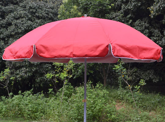 rosa antivento dell'ombrello di spiaggia della struttura d'acciaio di 420D Oxford con la base dell'acqua