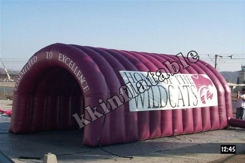 Tunnel gonfiabile di gioco divertente all'aperto di forma della cupola fatto di nylon o del PVC