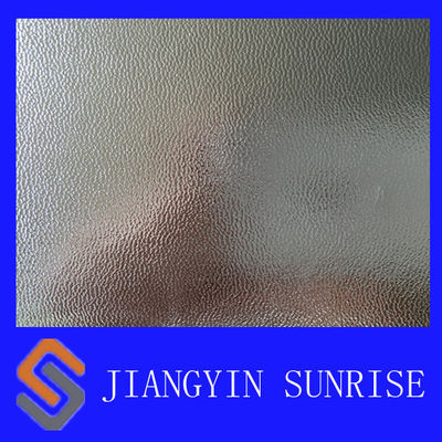 Cuoio sintetico su ordinazione del PVC litchi delle borse/del portafoglio/PVC membrana dell'argento