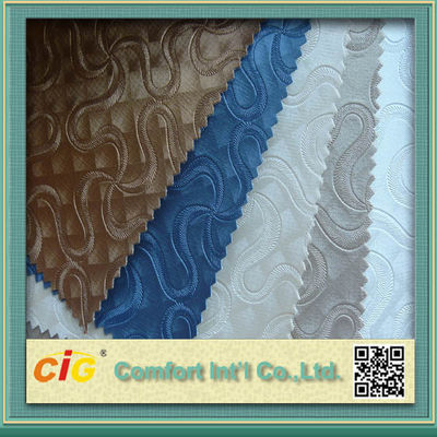 Materiale su ordinazione del cuoio sintetico del PVC della decorazione interna dell'automobile per l'indumento, bagagli, guanto