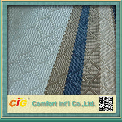 Materiale su ordinazione del cuoio sintetico del PVC della decorazione interna dell'automobile per l'indumento, bagagli, guanto