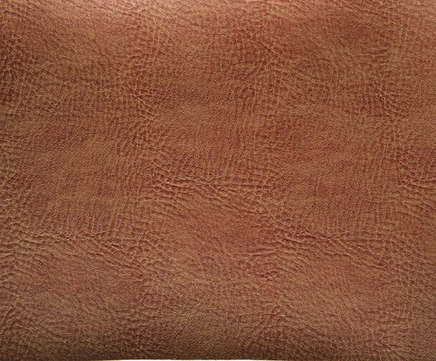Anti tessuto da arredamento rosso opaco statico del cuoio del Faux per le decorazioni 1,0 - 3.0mm