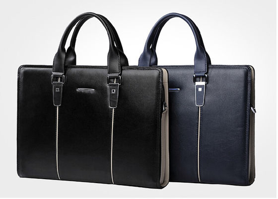 Borsa di Satchel della cartella di affari degli uomini di cuoio con la cinghia durevole della spalla