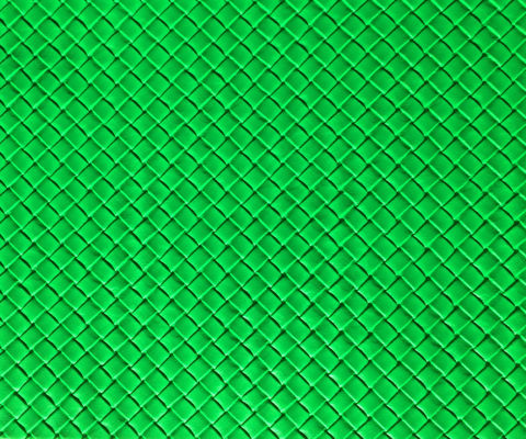 Tessuto verde impermeabile del cuoio del Faux per le borse con struttura della grata