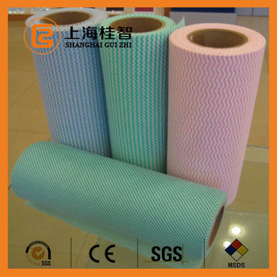 Strofinate non tessute 100% di Spunlace del rayon che ha un'apertura di FORZA con buona assorbanza dell'acqua