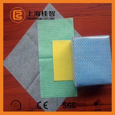 Strofinate non tessute 100% di Spunlace del rayon che ha un'apertura di FORZA con buona assorbanza dell'acqua