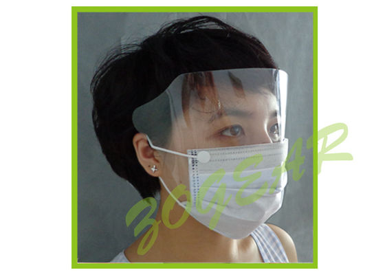 maschera di protezione medica non tessuta del pro schermo di 3 pieghe, maschera di protezione chirurgica bianca
